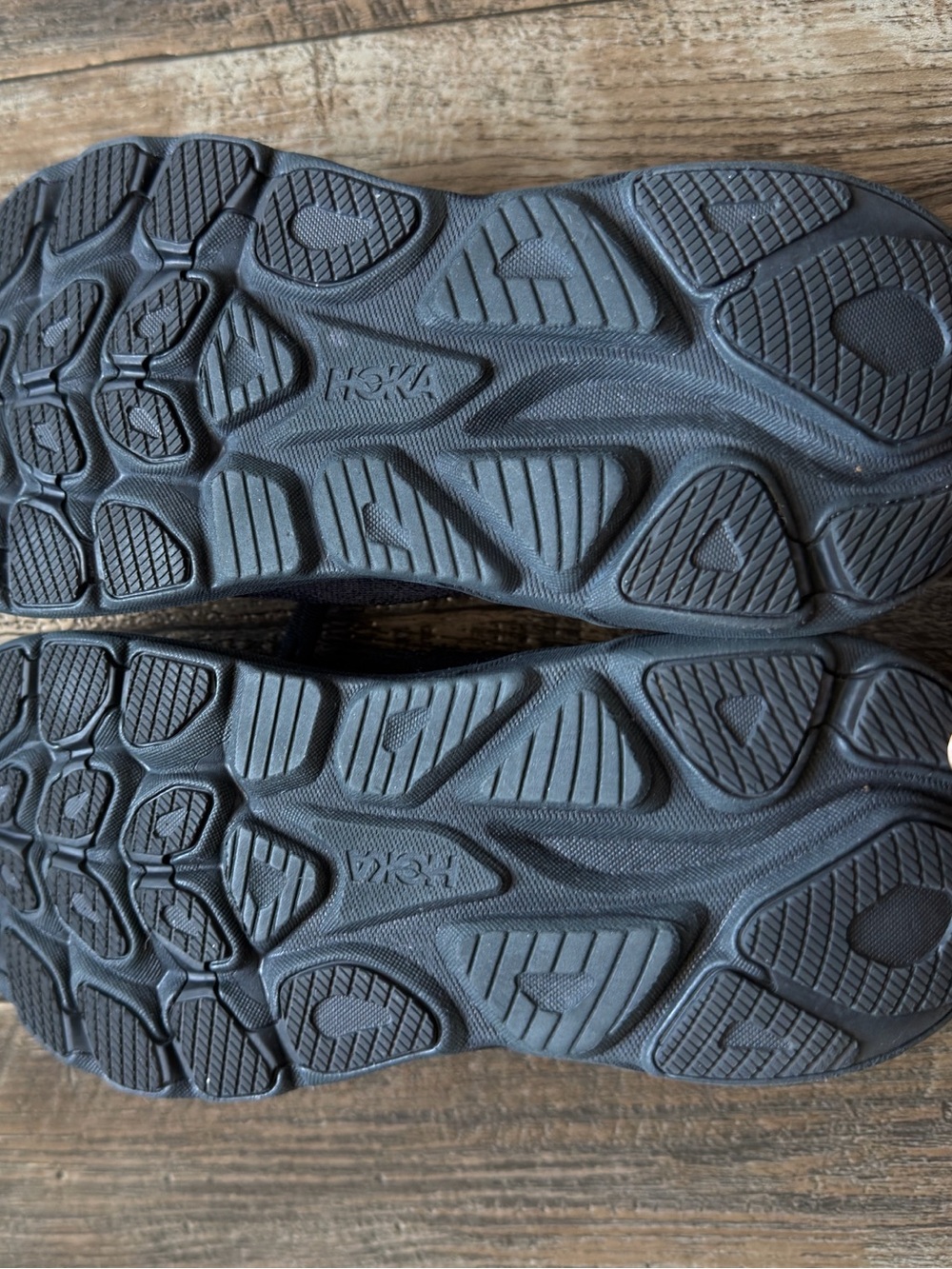 Hoka All-Black Athletic Running Shoes - Picture 2 of 10